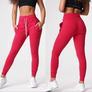 NVGTN joggers drawstring hot pink ruby red small